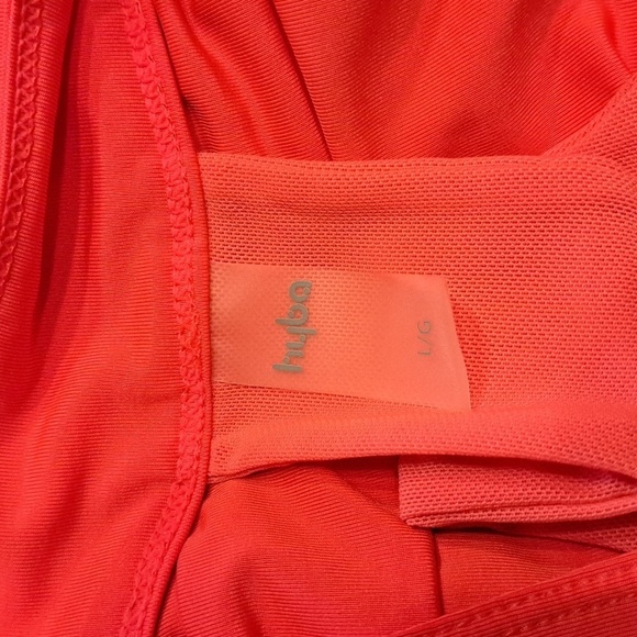 Hyba women's size large orange racerback tank with built bra - Picture 4 of 5